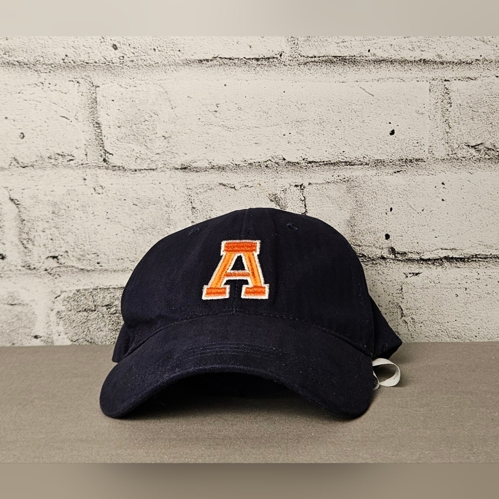 ZARA Navy Varsity Letter A Baseball Cap Adjustable Strapback NWT